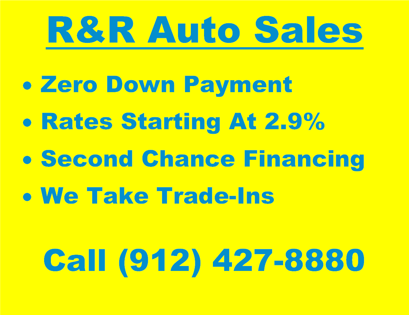 R & R Auto Sales